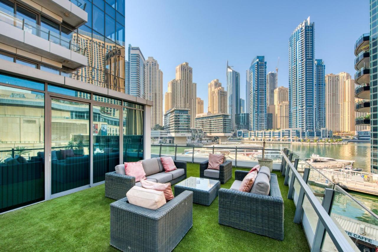 Maison Privee - Big, Bright, Luxury Marina Views Apt Next To Beach Dubai Bagian luar foto