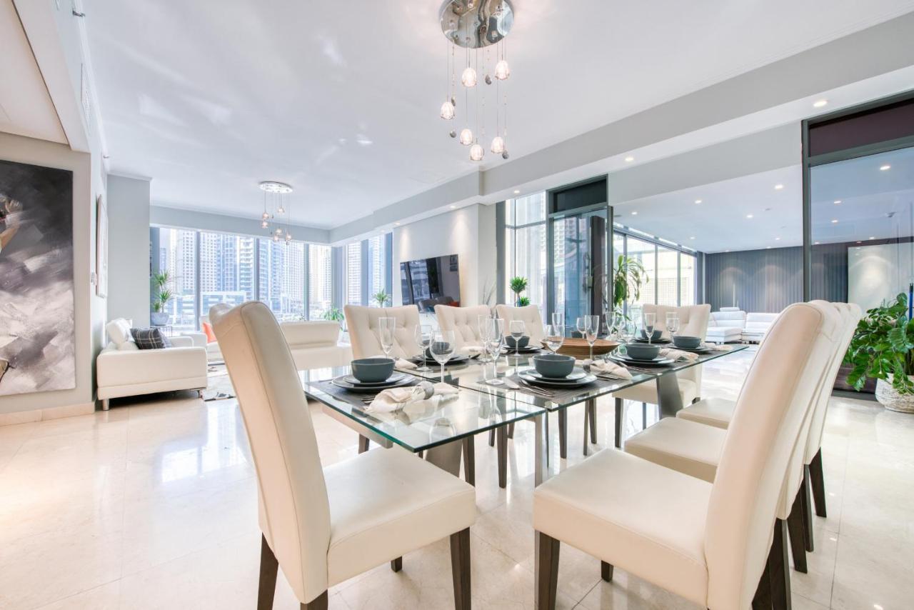 Maison Privee - Big, Bright, Luxury Marina Views Apt Next To Beach Dubai Bagian luar foto
