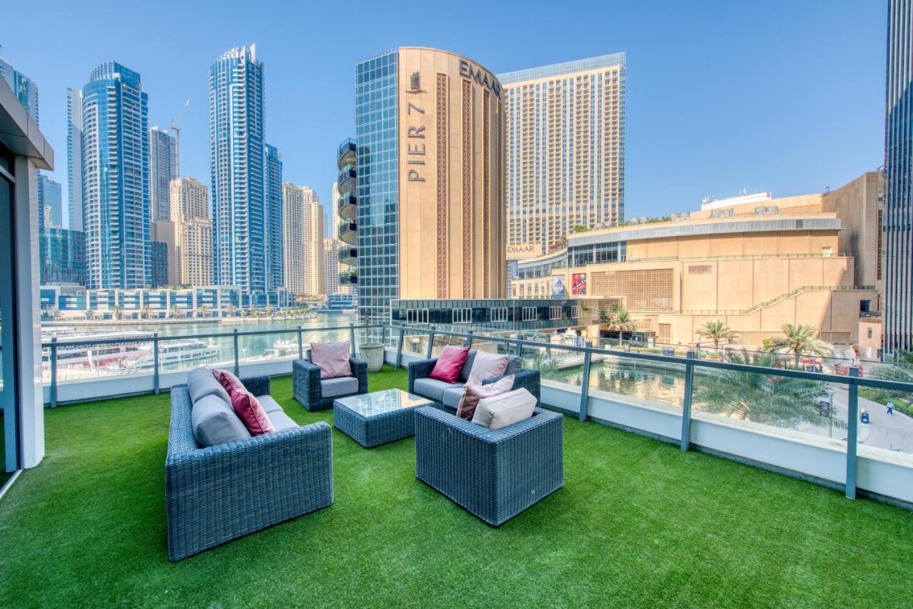 Maison Privee - Big, Bright, Luxury Marina Views Apt Next To Beach Dubai Bagian luar foto