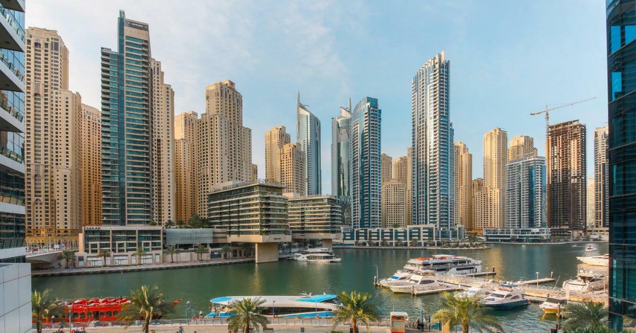 Maison Privee - Big, Bright, Luxury Marina Views Apt Next To Beach Dubai Bagian luar foto